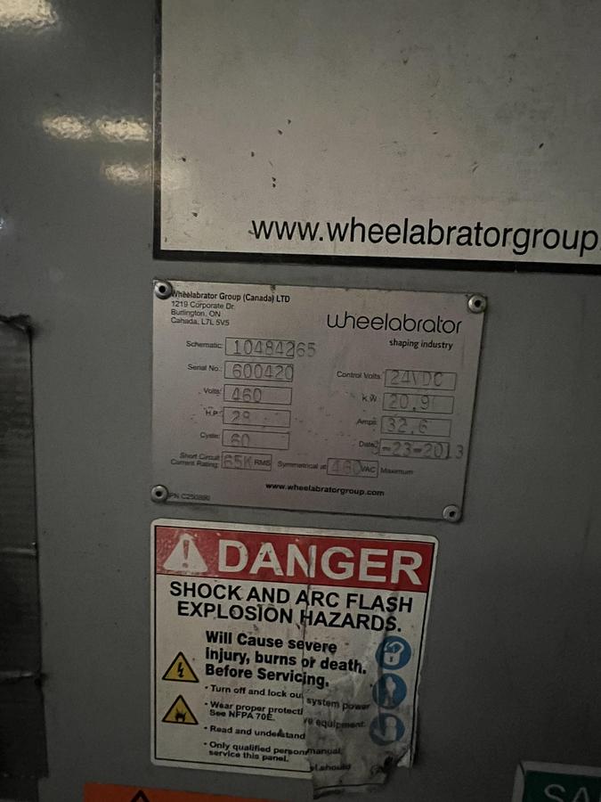 Very good 2013 Wheelabrator TMR-07-1-25