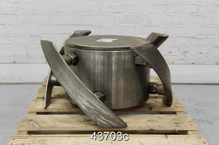 Used Metso MS-50VT Stainless Steel 4-Foil Rotor #43703