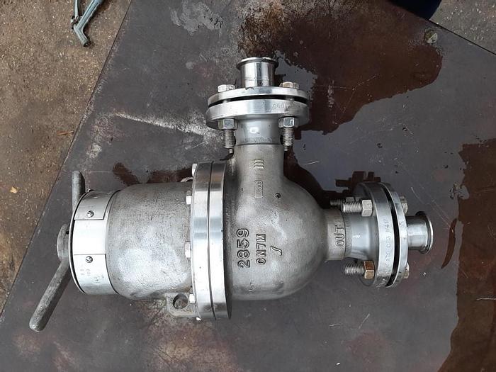 Used Valve, Flow, Control, S/st, Kates Co, Mdl KB11B-A, 150 PSI #S743779