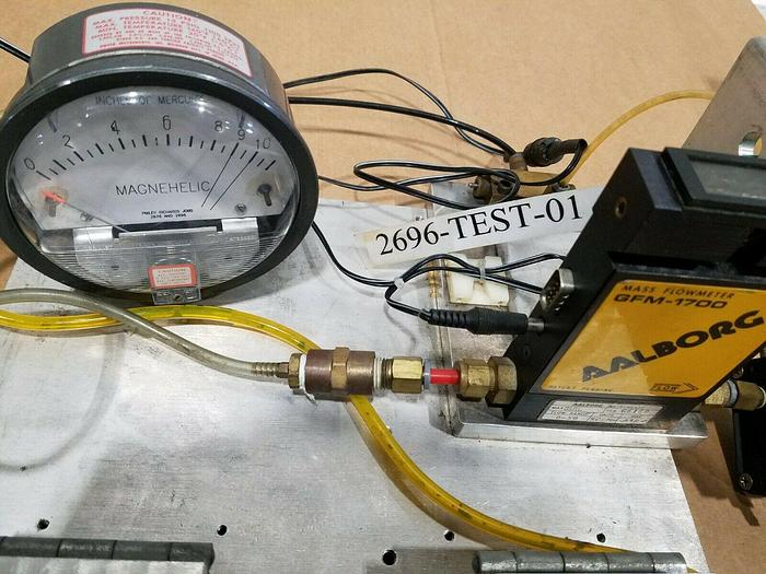 Used Aalborg Mass Flow Meter GFM 1700 Gas Test Flow Gauge
