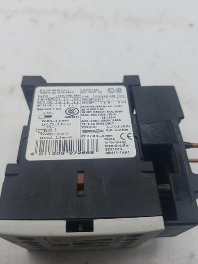 Used Siemens IEC/EN 60 947-4-1 Motor Starter