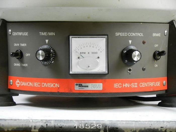 Used Damon-Iec HN-SII Lab Centrifuge, 12" Round, 115V #18529