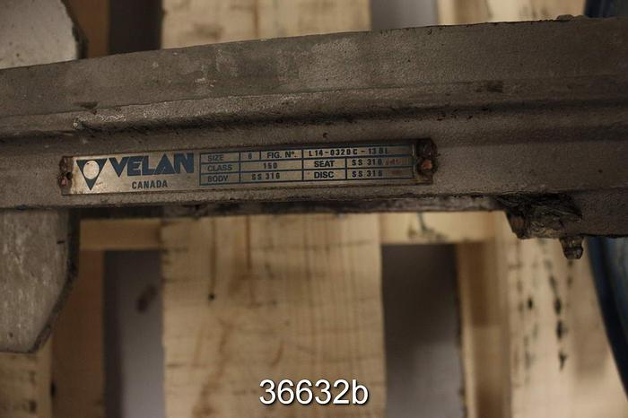 Used Velan 6" Hand Operated Knife Gate Valve #36632