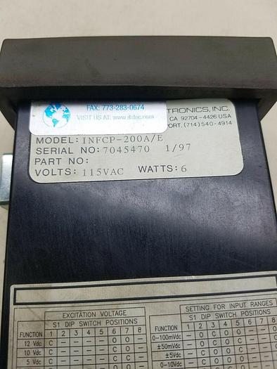 Used NEWPORT ELECTRONICS INC INFCP-200A/E