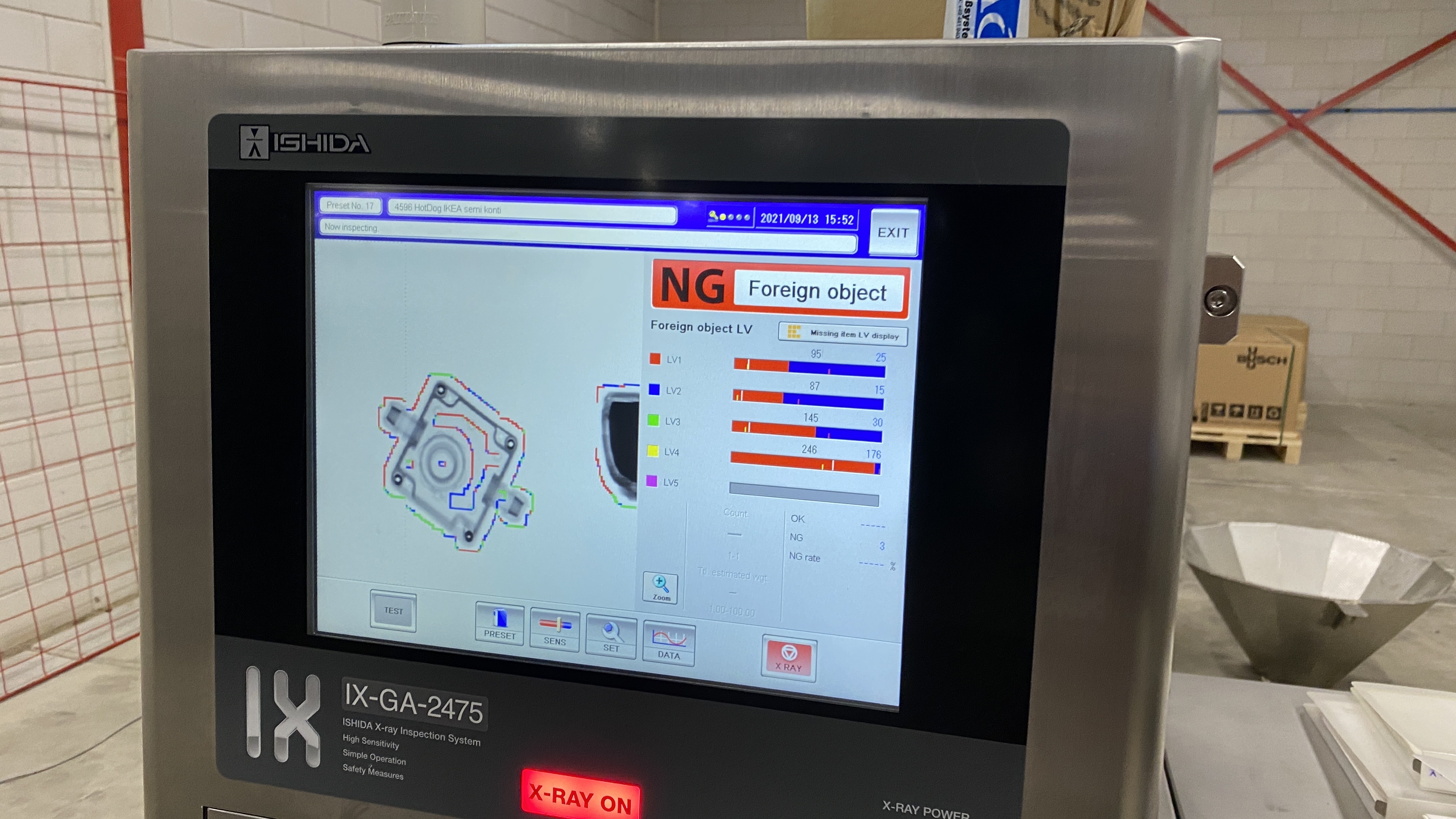 Used 2016 Ishida IX2475