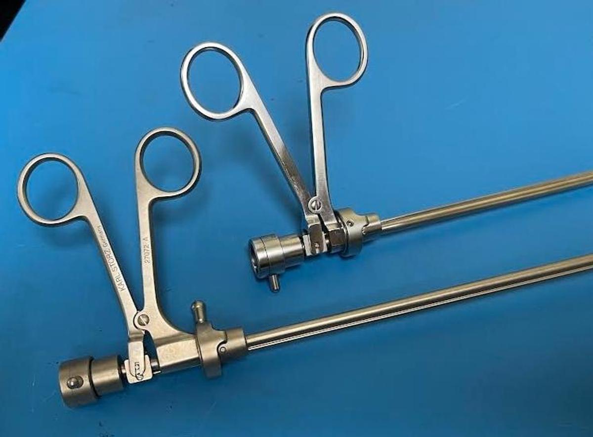 Used STORZ Optical Forceps Set of 2 PV 27072 FS & 27072 A in Exc. Working Condition
