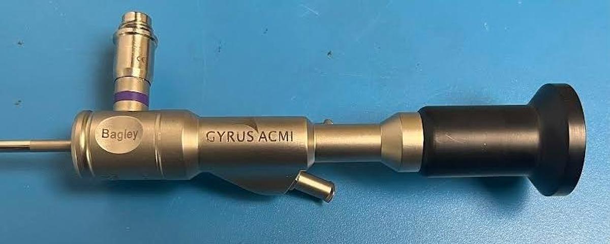 Used GYRUS ACMI MR-6LA 0° Self-Dilating Bagley Semi-Rigid Autoclavable Ureteroscope