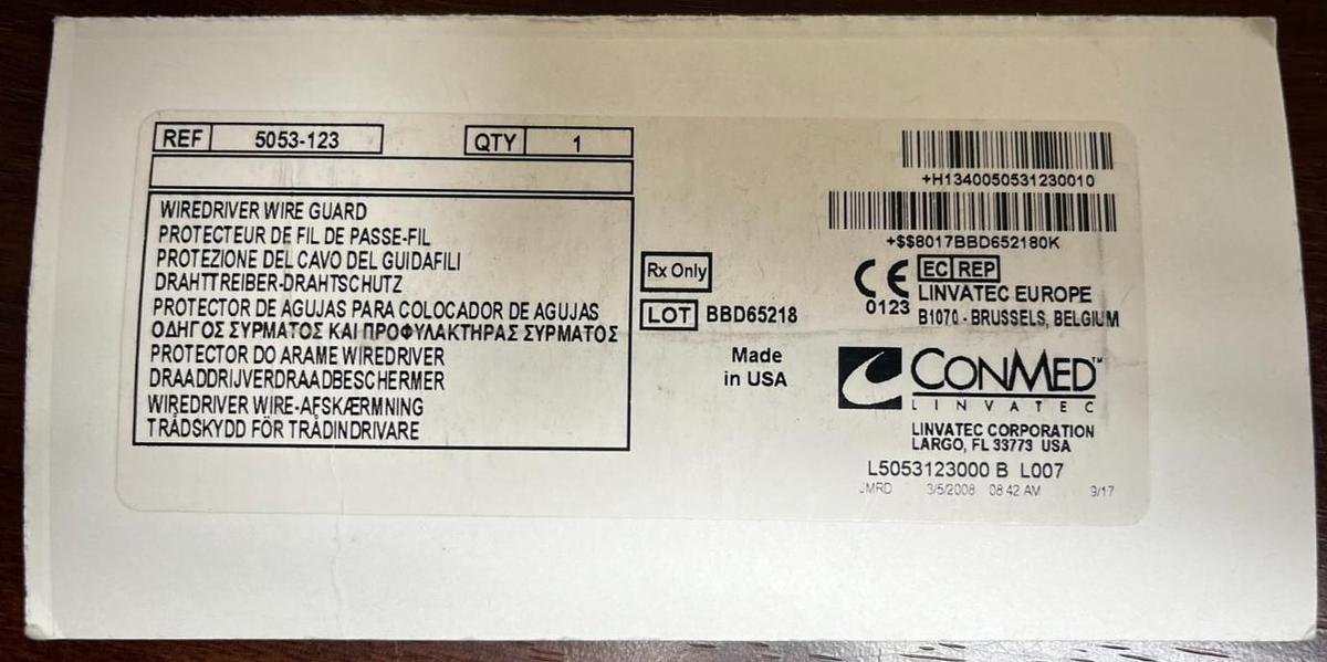 Used Hall/Zimmer 5053-123 Wire Driver Guide -- In Excellent Working Condition--NEW!!!