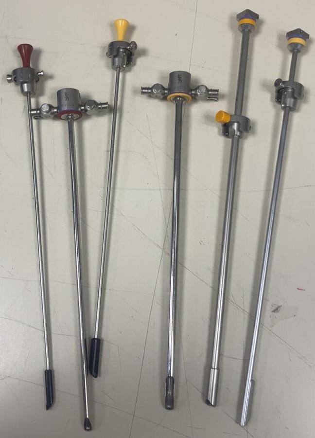 Used ACMI M3-30A Gold & M3-70A Gold autoclavable Set 18PC w/Case-Excellent condition.