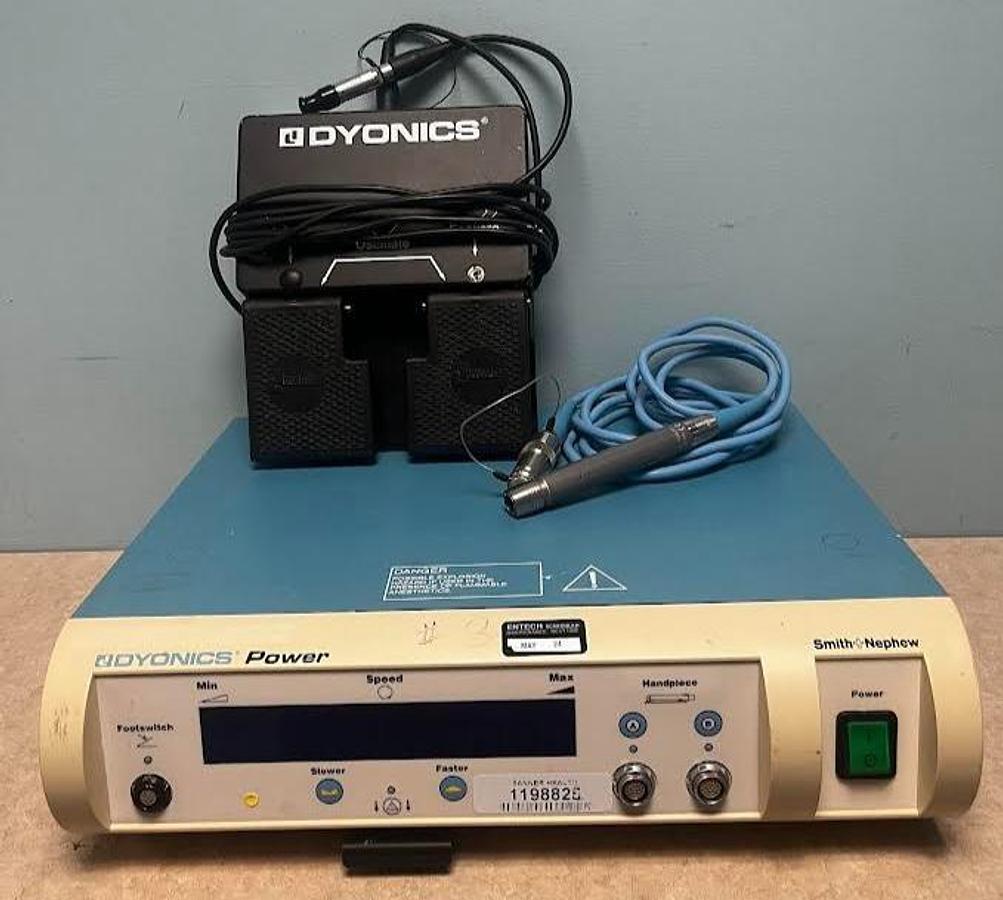 Used Dyonics 7205841 Power control Unit w/Footswitch & Mini Shaver 7205357- Warranty