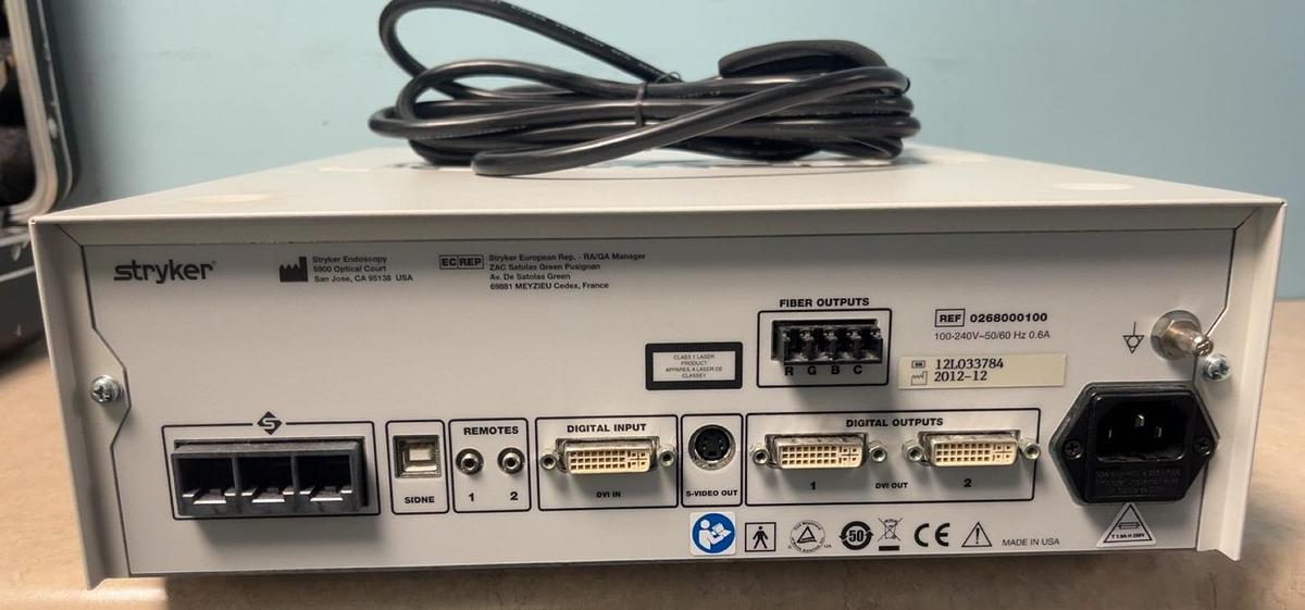 Used Stryker Flexible Control Unit 268000100 w/CST-5000s Video Cystoscope- Warranty