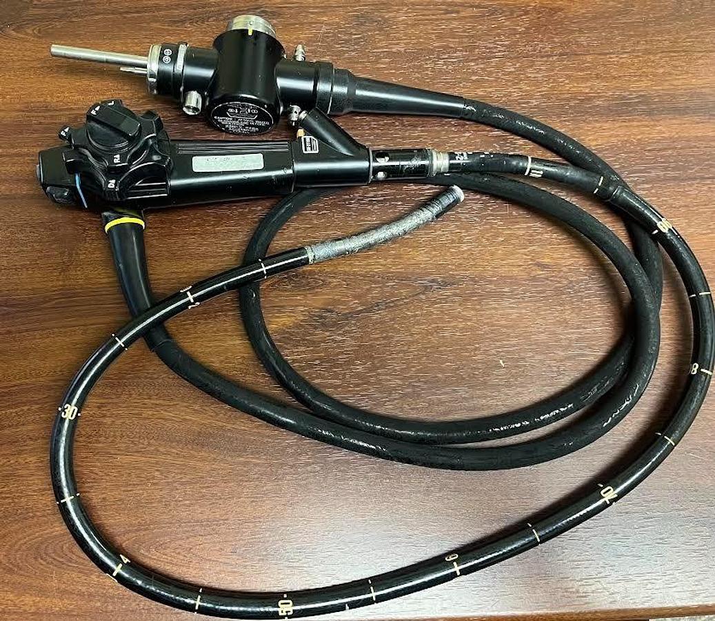 Used Olympus EVIS GIF-2T100 12.6mm 104cm Therapeutic Dual-Channel Video- SOLD AS IS