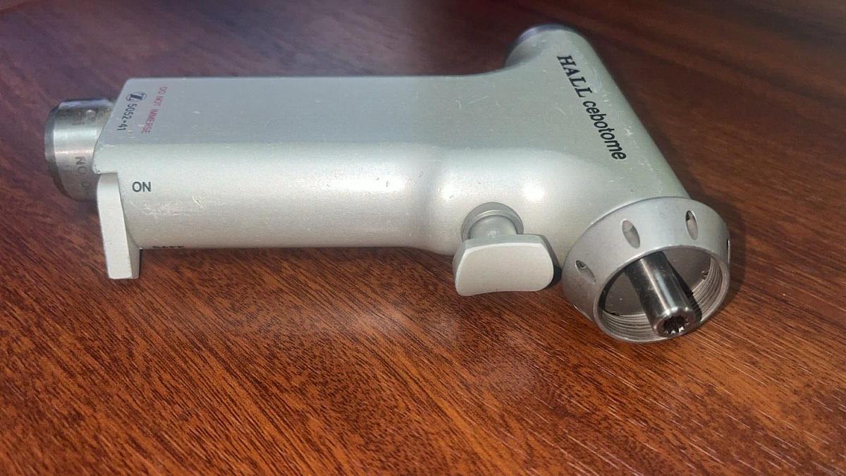 Used Hall 5052-41 Cebotome in excellent working condition with warranty