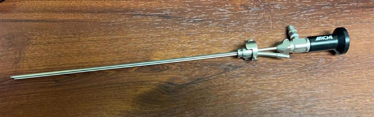 Used ACMI G27L-30WA 2.7mm 30° Hysteroscope W/OPERATIVE BRIDGE-EXC. WORKING CONDITION