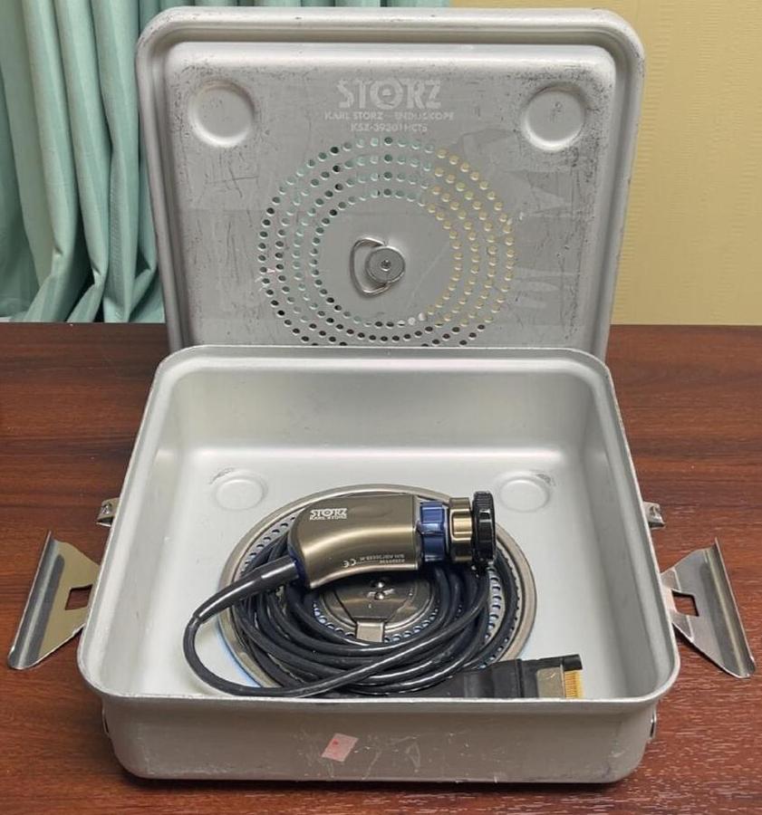 Used Storz 22220150 H3 Camera Head w/ Coupler & Sterilization Tray-EXC. CONDITION