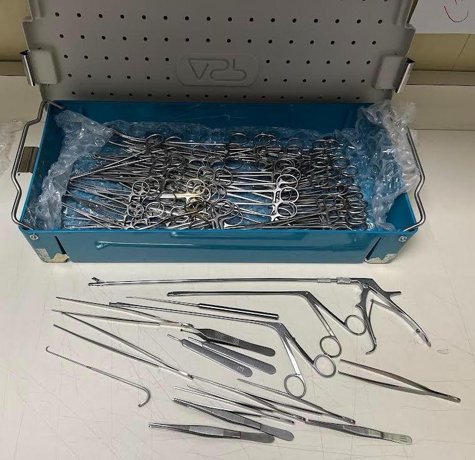 Used LARGE ASSORTED V. MUELLER INSTRUMENT 71 PC SET in Excellent Working Condition