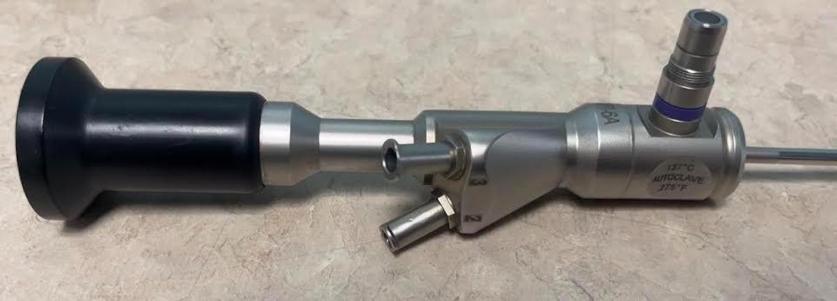 Used GYRUS ACMI MR-6A Self-Dilating Bagley Autoclavable Semi-Rigid Ureteroscope