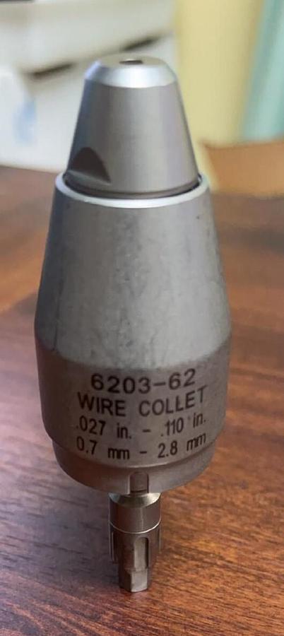 Used Stryker 6203-62 Wire Collet in excellent working condition-Warranty