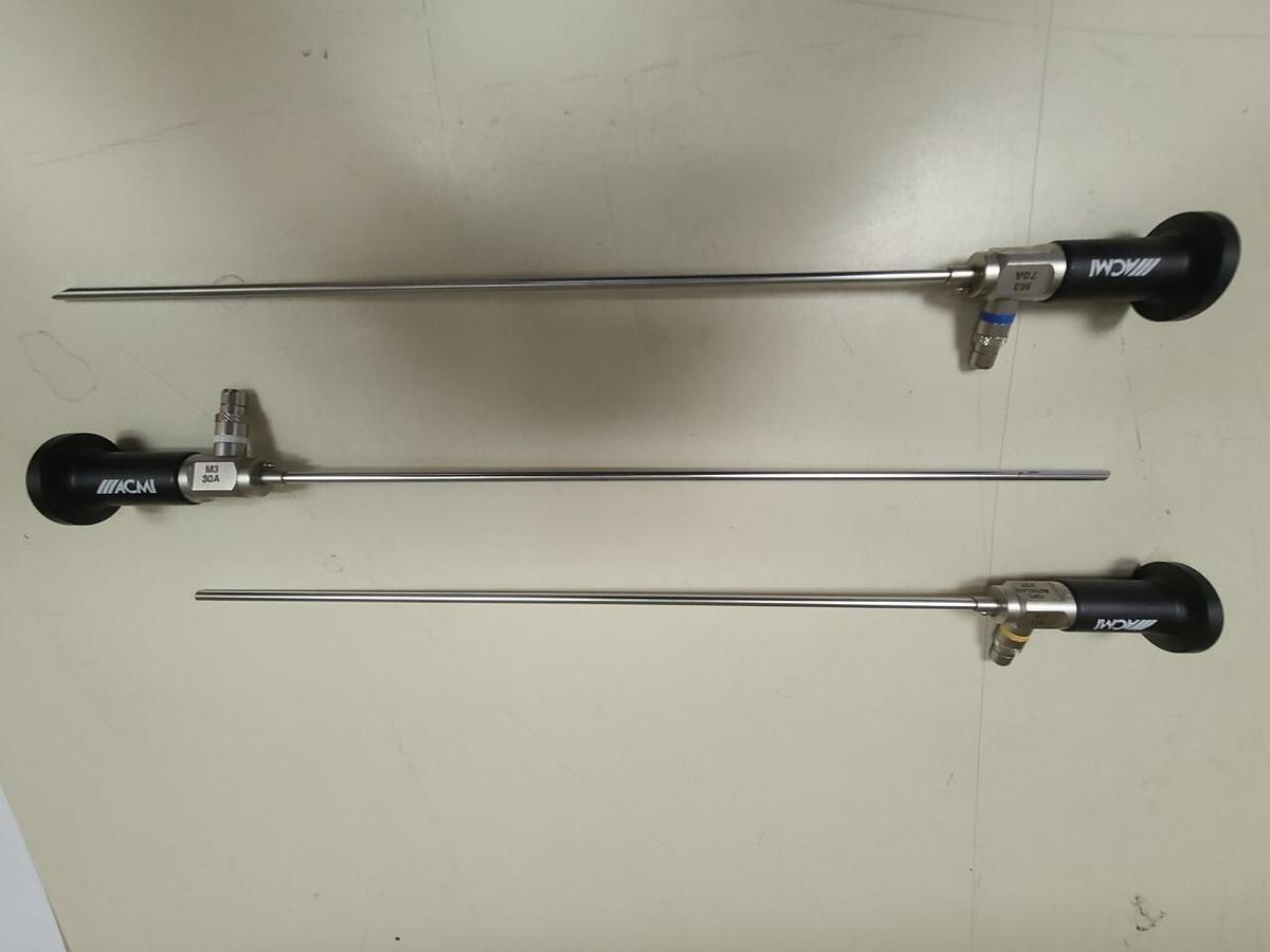 Used ACMI M3  4mm autoclavable Cystoscope set in  exc working condition with warranty