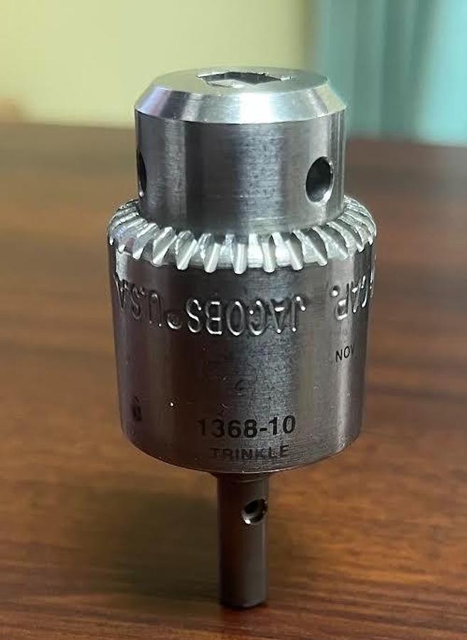 Used Hall/Zimmer 1368-10 Jacobs Trinkle Chuck in excellent working condition/warranty