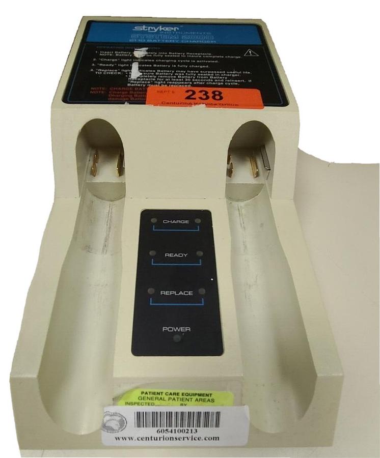 Used Stryker 2110-120-100 battery charger- excellent condition with 90 day warranty