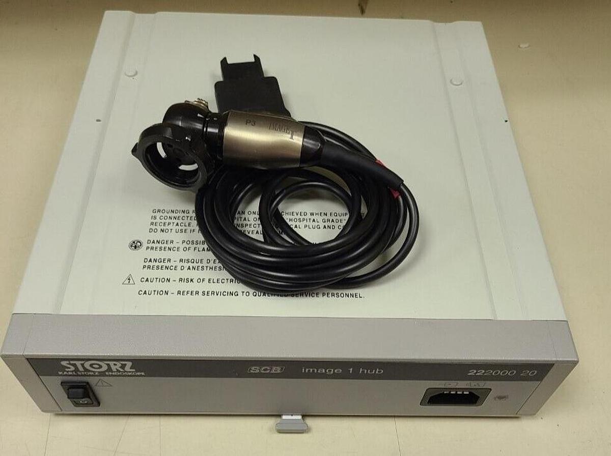 Used Storz 22200020 console with P3 22220132-3 camera head - exc working condition