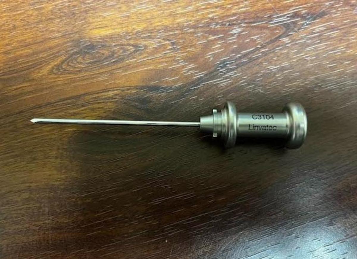 Used LINVATEC C3104 2.8mm Sharp Trocar Arthroscopy - Excellent Working Condition