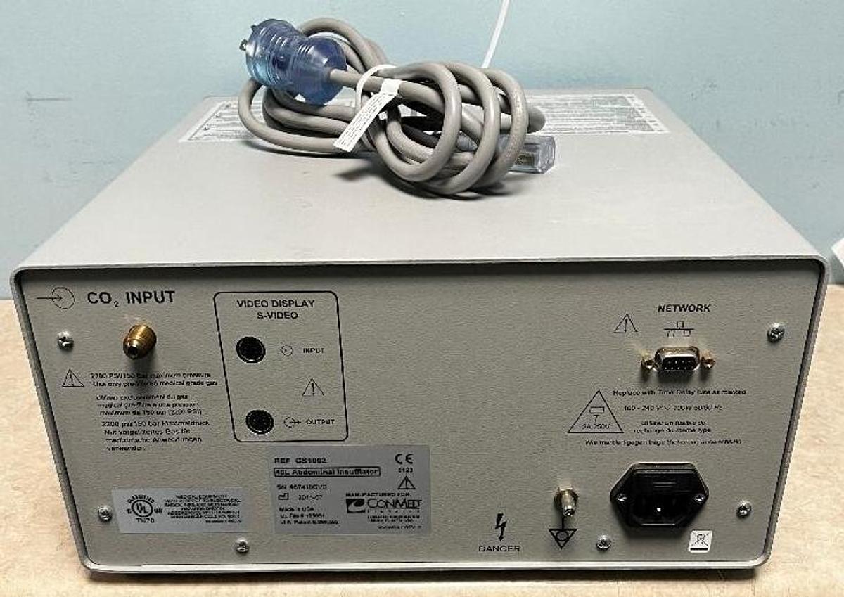 Used ConMed/Linvatec GS1002 40L Abdominal Insufflator -In Excellent Working Condition