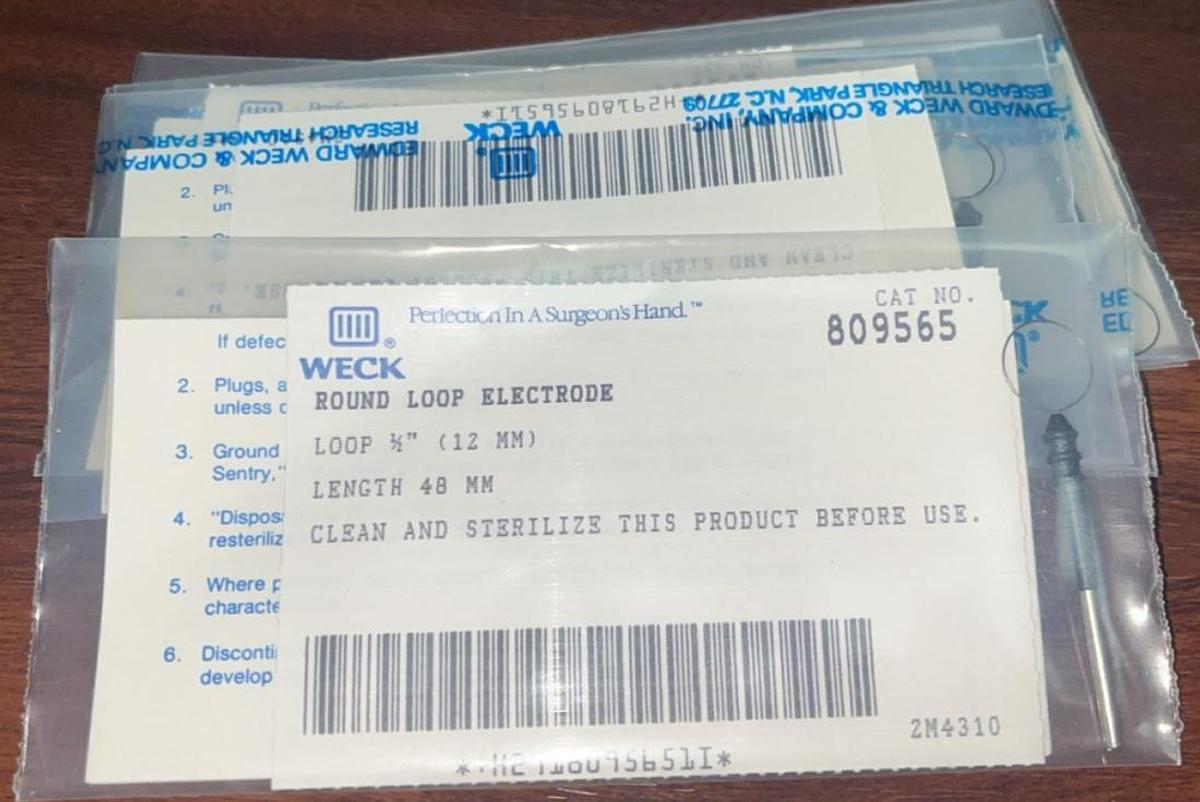 Used WECK 809565 Round Loop Electrode 1/2" (12MM) LENGTH 48MM-New Sold as Is