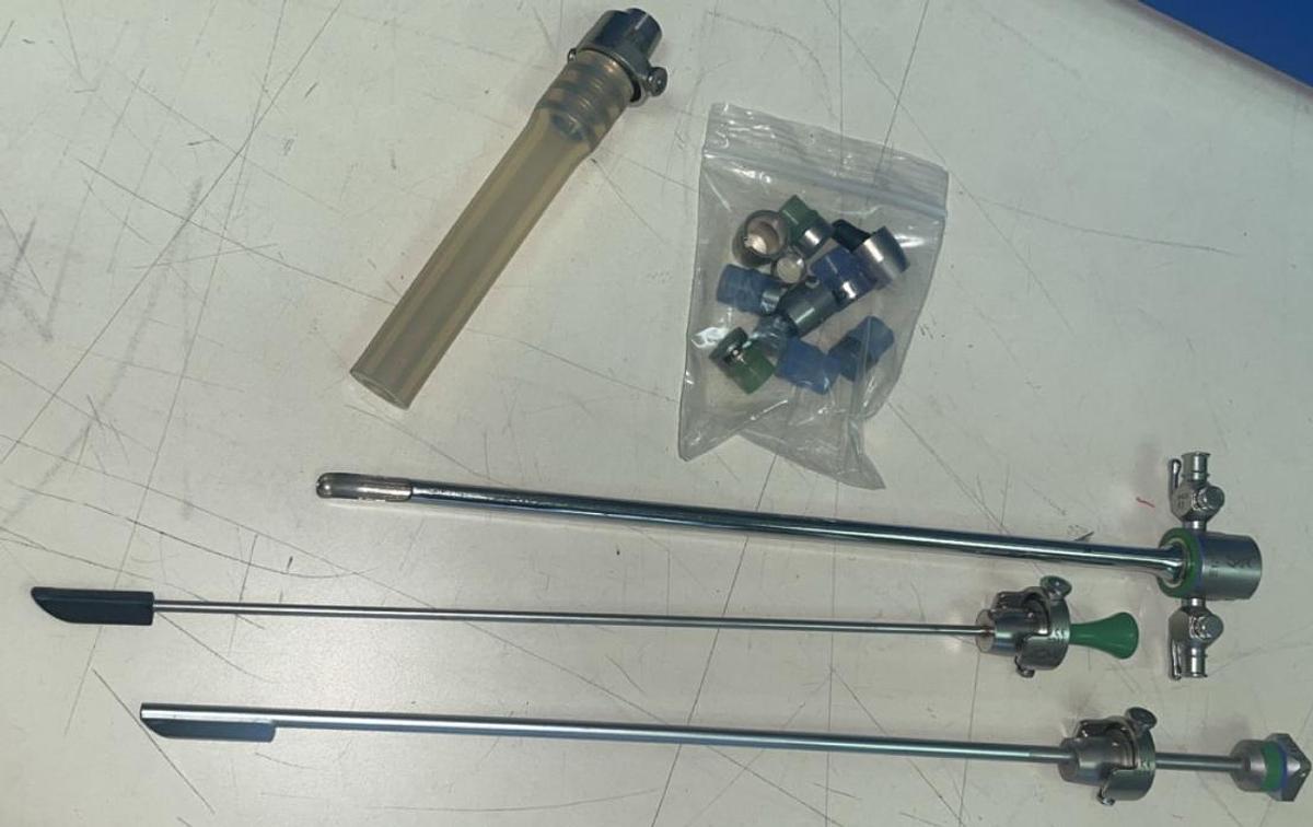 Used ACMI M3-30A Gold & M3-70A Gold autoclavable Set 18PC w/Case-Excellent condition.