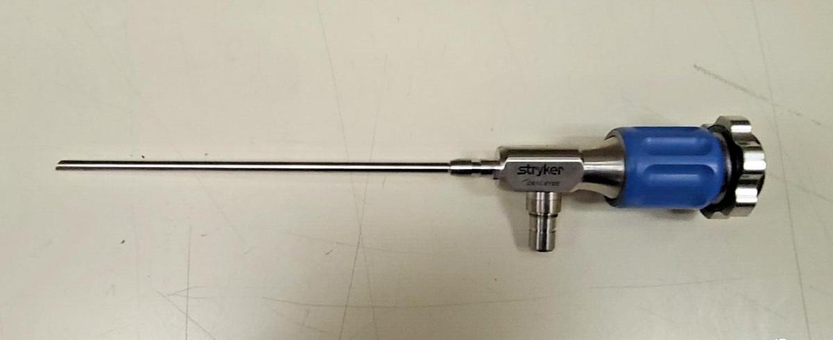 Used Stryker 502-704-030 4mm x 30 degree Arthroscope in excellent working condition