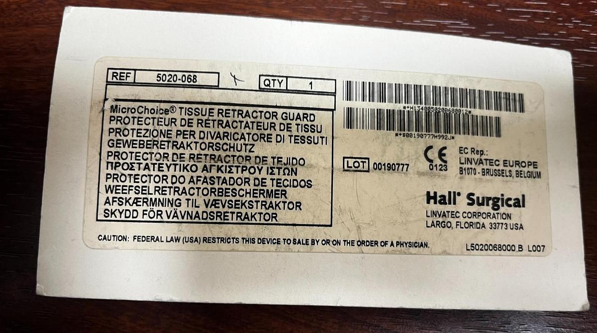 Used Hall 5020- 068 Tissue Retractor Guard-- in Excellent Working Condition--NEW!