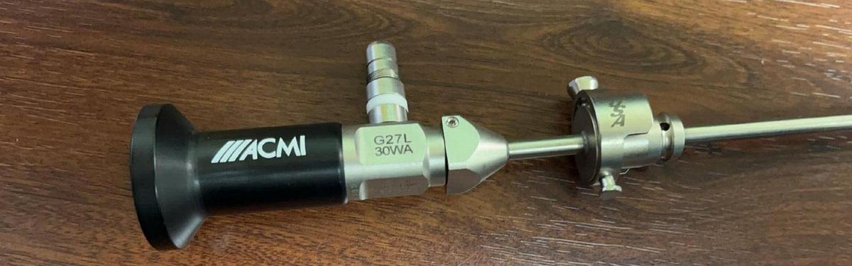 Used ACMI G27L-30WA 2.7mm 30º Hysteroscope w/Visual Obturator -EXC. Working Condition