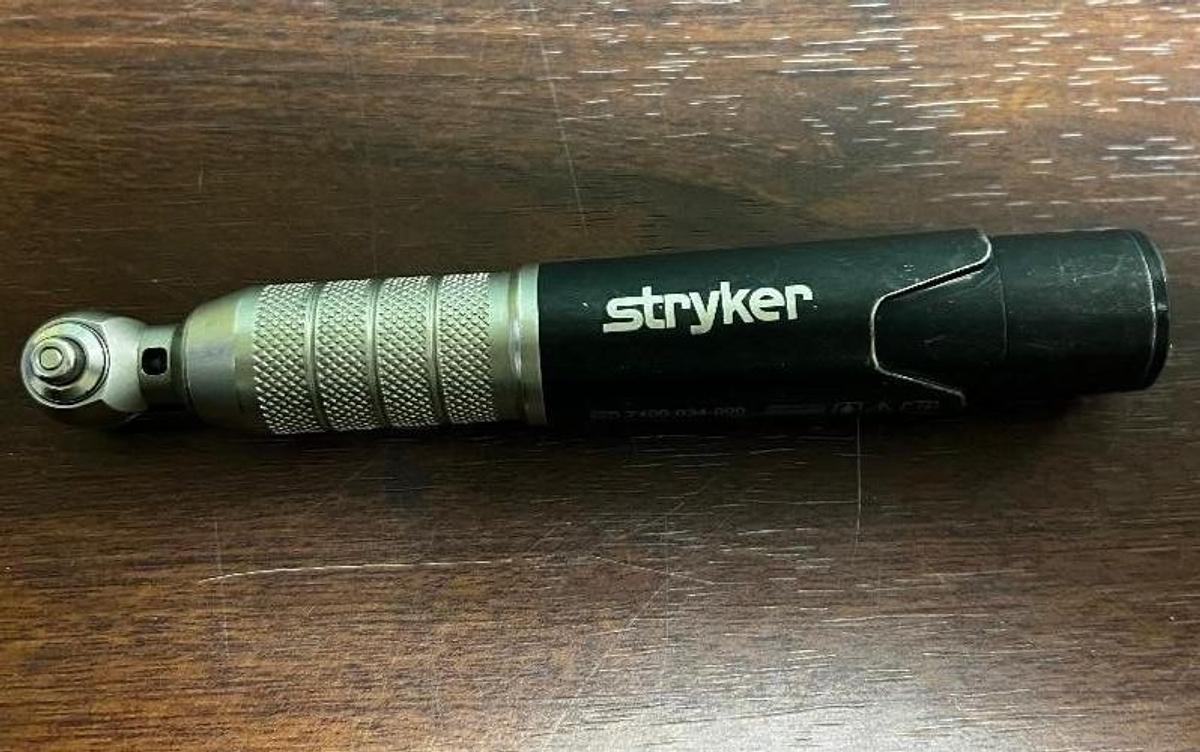 Used Stryker 7400-034 TPX Sagittal Saw Hand Piece Exc. Working Condition w/warranty