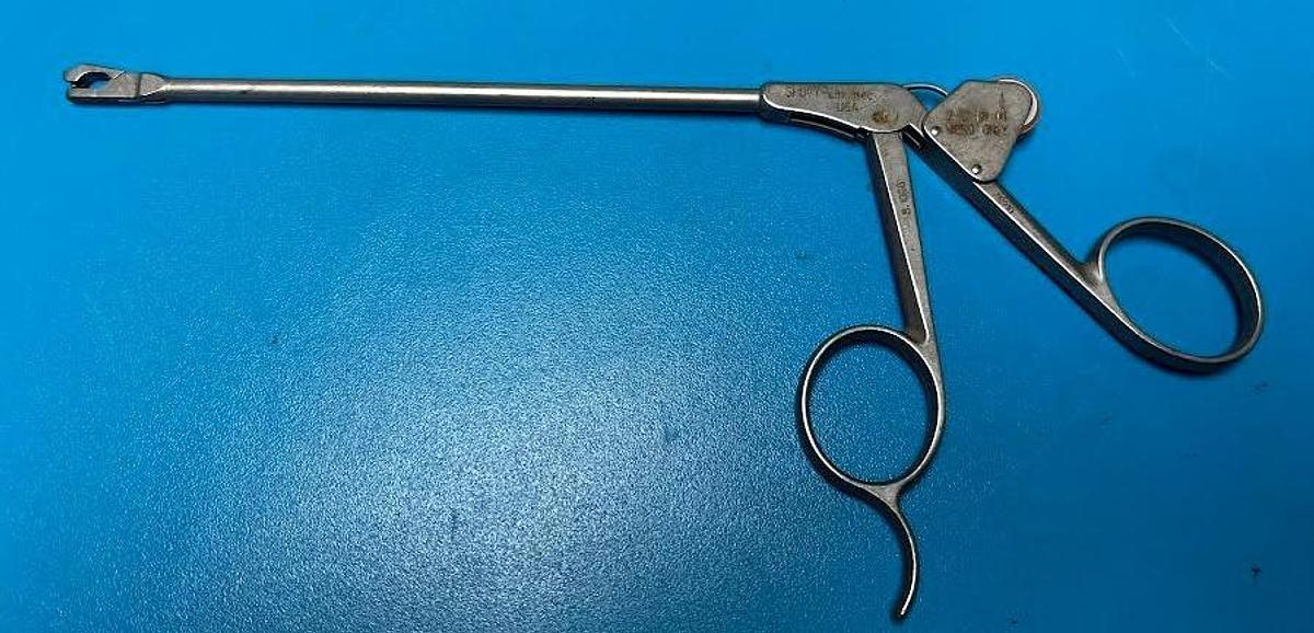 Used Linvatec Shutt 18.1008 4mm Suture Punch, Straight, Slotted Jaw-- 90 Day Warranty