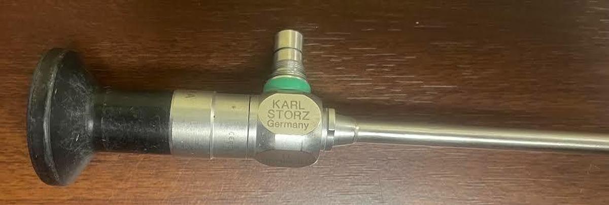 Used Storz 26046AA 5mm x 0 Old style eyepiece Laparoscope- Just refurbished by Storz