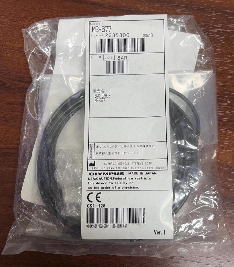 Used OLYMPUS REF MB-677 BNC Cable Camera Video System--NEW---IN EXCELLENT CONDITION