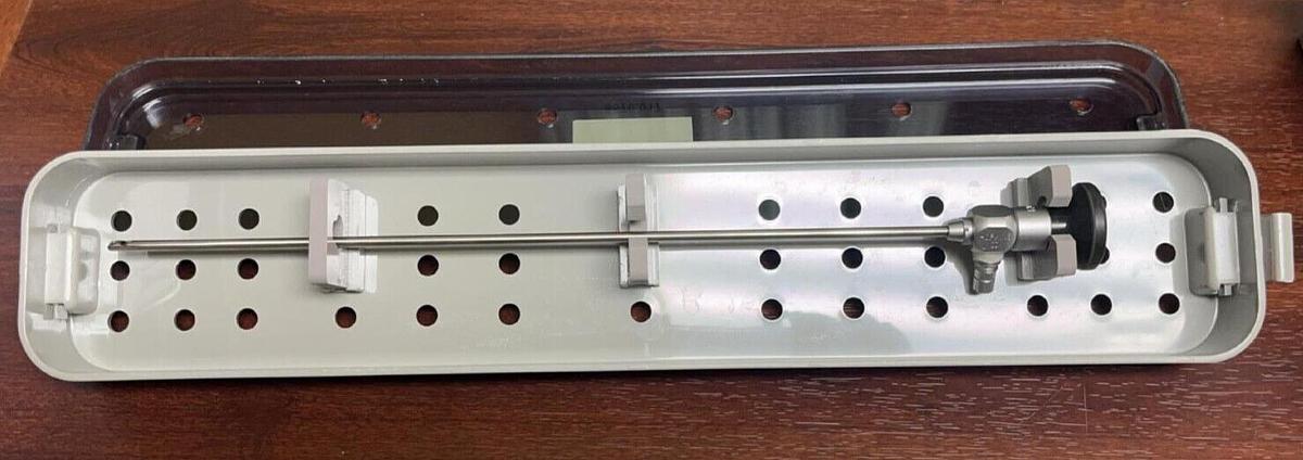 Used Storz 27005E 4mm 120° Cystoscope in excellent working condition with warranty