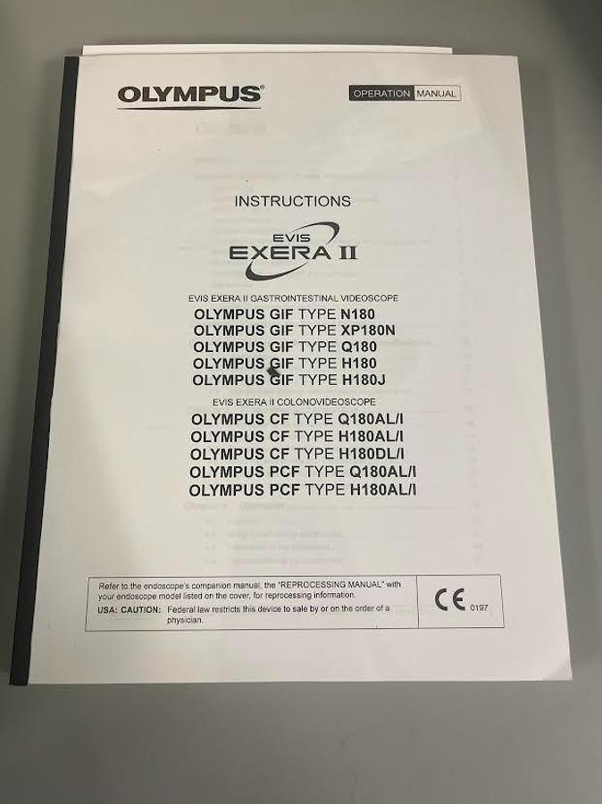 Used Olympus TJF-160R Flexible Duodenoscope--Exc. Working Condition- 90 Day Warranty