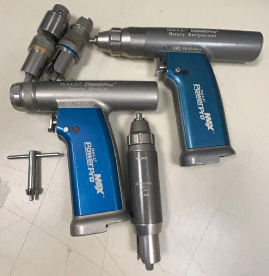 Used Hall/Conmed Pro5100M 6pc Set w/Case in excellent working condition with warranty