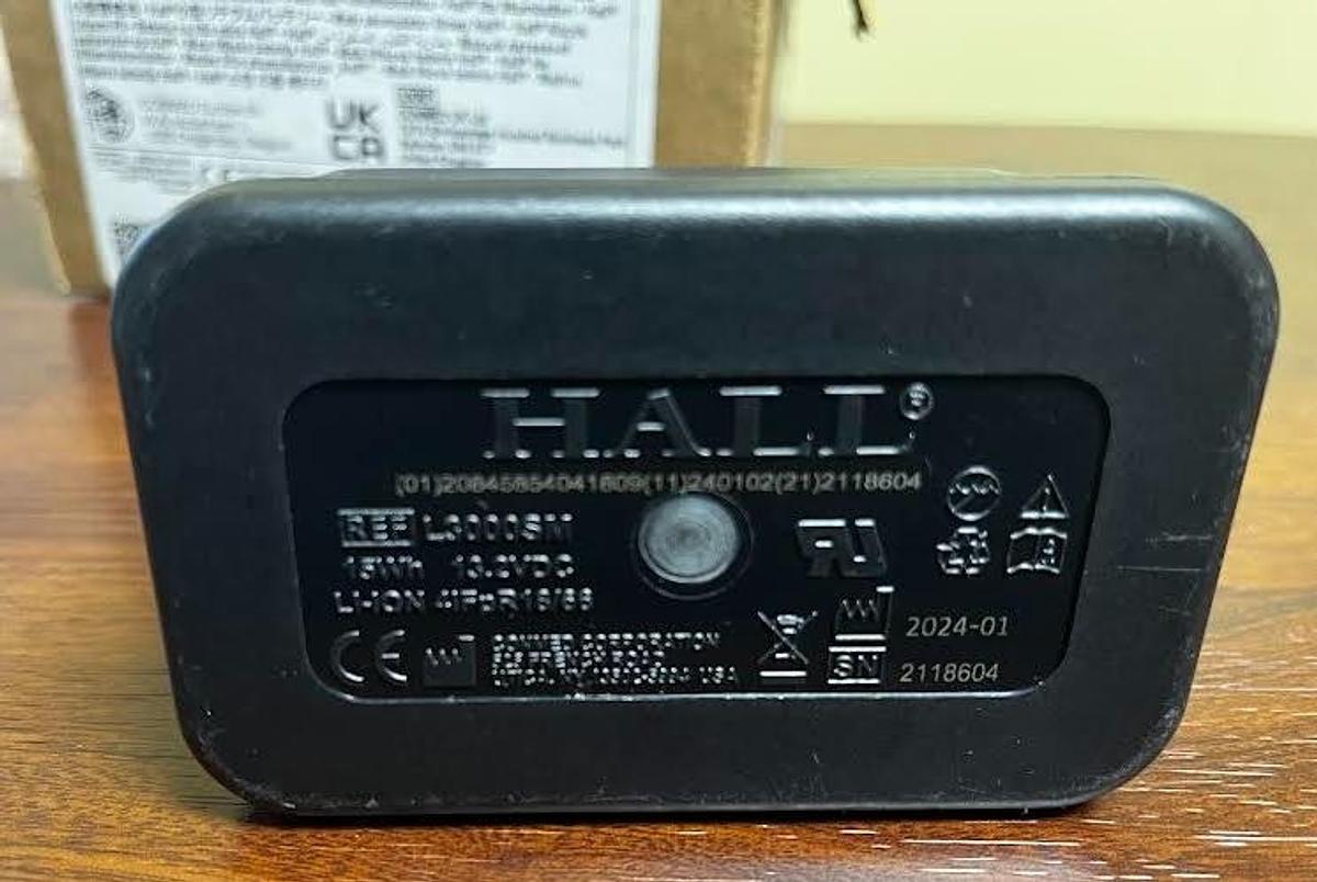 Used HALL L3000SM Small LITHIUM BATTERY-- in Excellent Working Condition