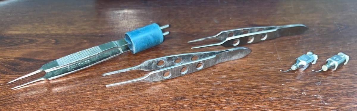 Used Assortment of micro Instruments 23 Piece Set with Case (Storz & Rhein)