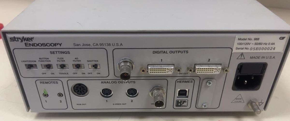 Used Stryker 988HD system w/Camera 988-410-122 Head & Coupler- Exc. Working Condition