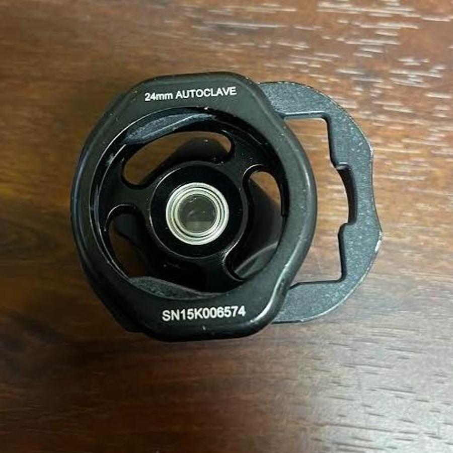Used Stryker 1188-410-110 Autoclave Coupler 24mm in excellent working condition
