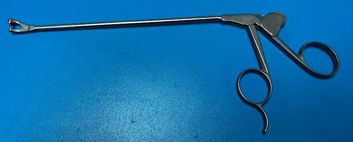 Used Linvatec Shutt MCI 18.10014 Suture Punch, Curved Left with a 90 Day Warranty