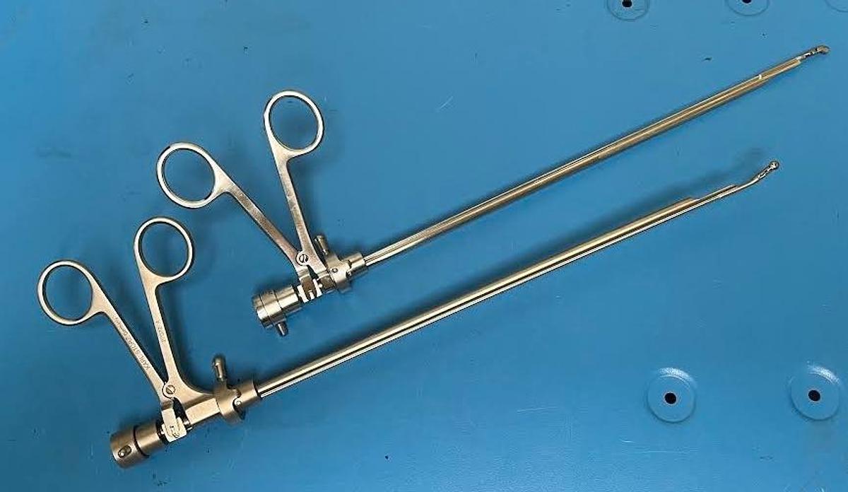 Used STORZ Optical Forceps Set of 2 PV 27072 FS & 27072 A in Exc. Working Condition
