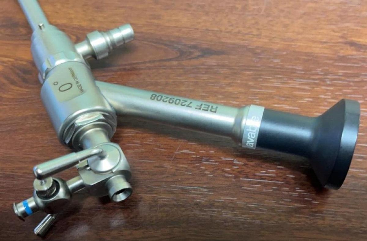 Used Smith & Nephew 7209208 0º Hysteroscope, Autoclavable -Exc. Working Condition