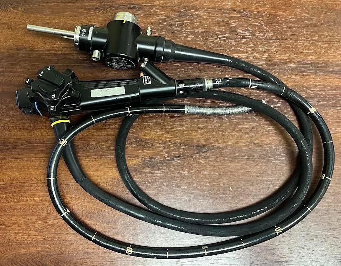 Used Olympus EVIS GIF-2T100 12.6mm 104cm Therapeutic Dual-Channel Video- SOLD AS IS