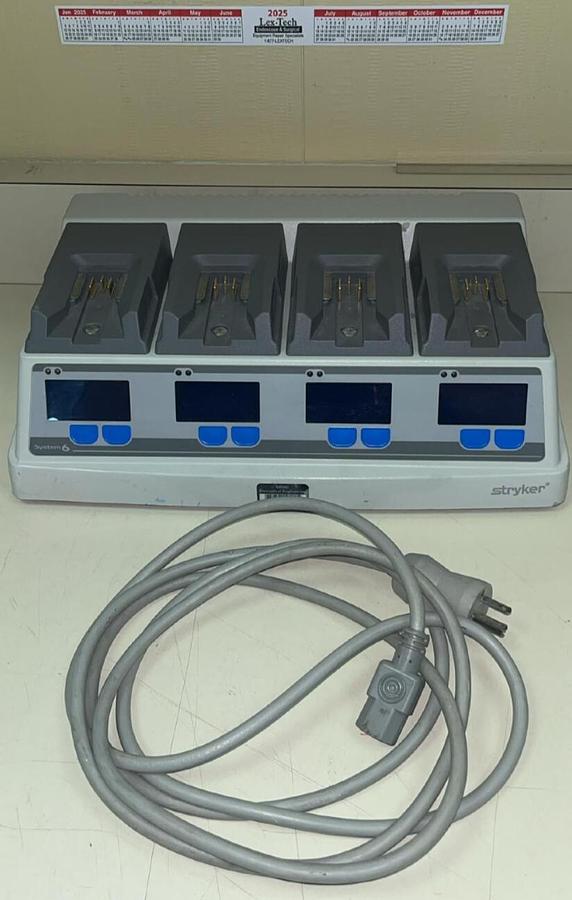 Used Stryker 6110-120 Battery Charger with Cord -Excellent Condition -90-day warranty