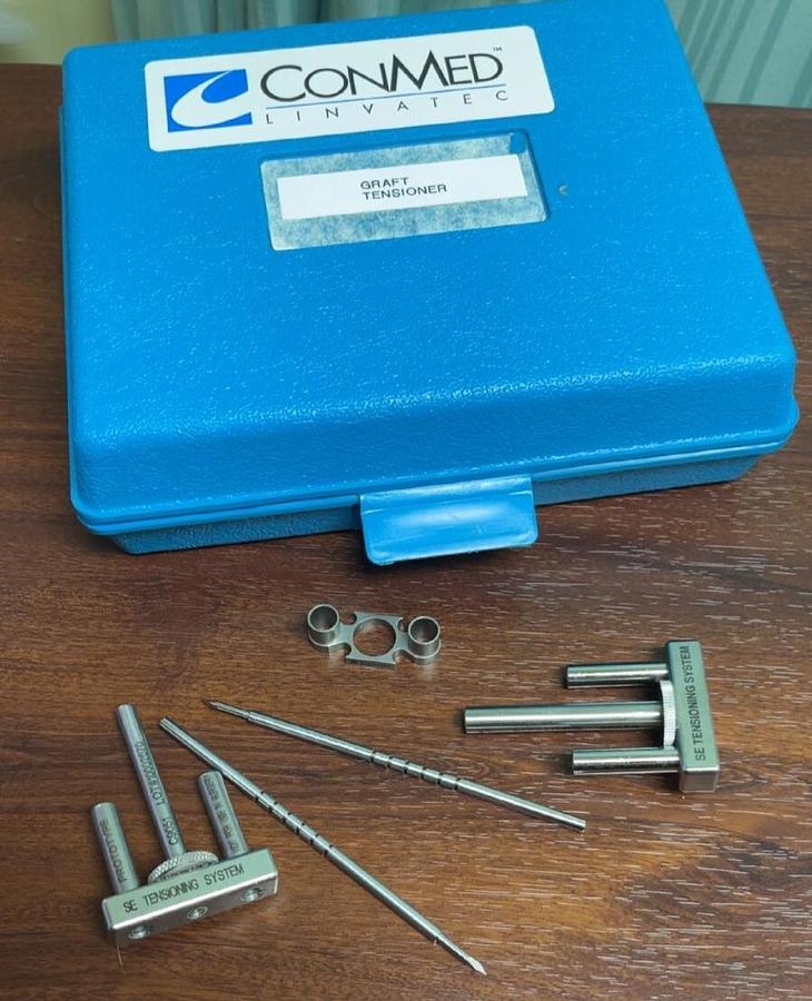 Used Linvatec/ConMed Graft Tensioner C9051 & C9052 & C9053 5PC Set --Sold as is